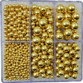 EPHVODI Gold Pearl Sprinkles 2mm for delicate cupcake edges and subtle shine