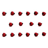 EPHVODI Ladybugs cake toppers decorate cupcakes with edible charm for celebrations.
