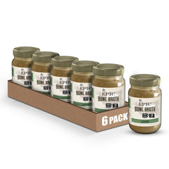 Epic Beef Jalapeno Sea Salt Bone Broth jar, ready-to-heat for savory sipping.