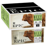 EPIC Beef Uncured Bacon and Apple Bars pack shot for on-the-go protein.