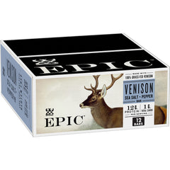 EPIC Venison Sea Salt and Pepper bar pack, portable protein for on-the-go meals.