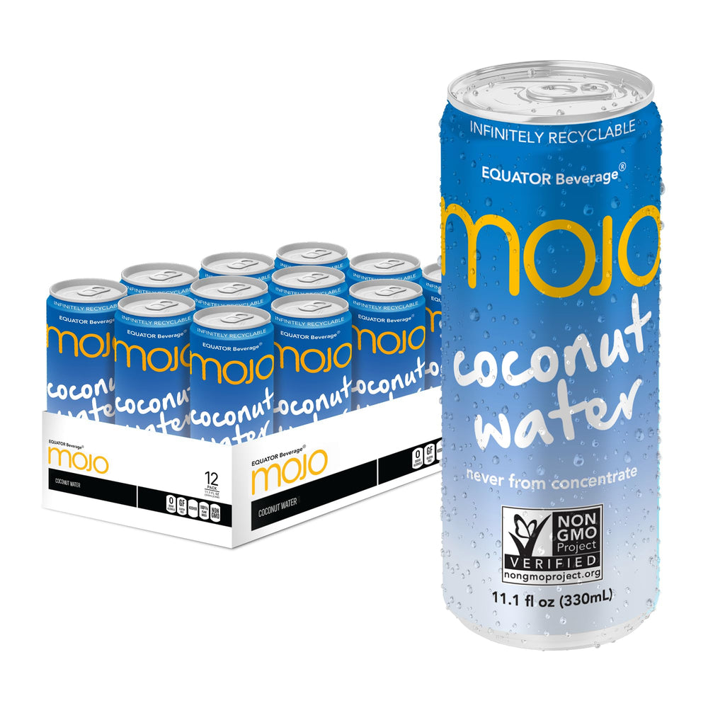 Equator MOJO Coconut Water bottle for quick hydration with electrolytes