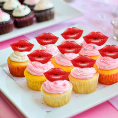 Ercadio 40-pack cupcake toppers for festive dessert decoration