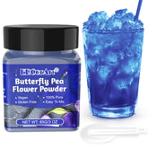 ERCorArt butterfly pea flower powder packaging highlights purity and all-natural ingredients