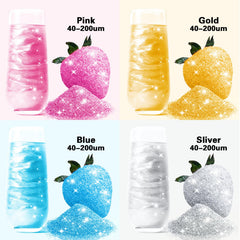 ERCorArt edible glitter spray gold bottle creates a luxurious metallic finish for desserts.