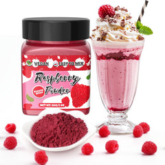 ERCorArt Raspberry Powder jar front displays natural pink color for baking