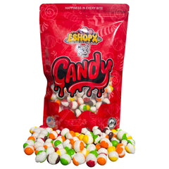 EShopX Freeze Dried Rainbow Candy flavors highlight five fruity profiles for bold taste.