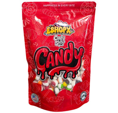 EShopX Freeze Dried Rainbow Candy packaging shows freshness and resealability for on-the-go snacking.