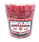 Espeez cinnamon cube pop, a classic old-fashioned treat perfect for parties.