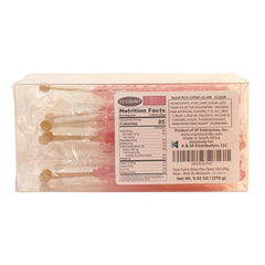 Espeez pink cherry rock candy stick wrapped for gifting