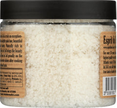 Esprit Du Sel Fleur De Sel jar with spoon for easy kitchen pouring
