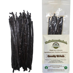 ESSENCE Planifolia vanilla beans from Indonesia highlighting authentic origin and aroma