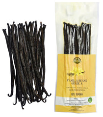 ESSENCE Vanilla Beans Papua 25-pack closeup showing seeds for premium vanilla extract