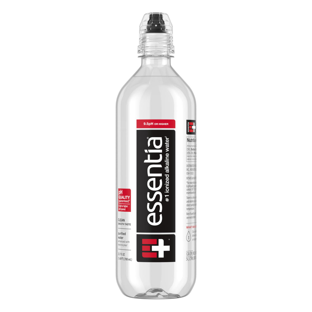 Essentia bottle 700ml with sports cap for on-the-go hydration.