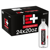 Essentia Water 20oz bottle front view for on-the-go hydration
