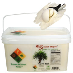 Essential Depot Palm Oil pail with removable handle for easy pouring and storage.