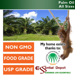 Essential Depot Palm Oil pail design simplifies handling and pouring.