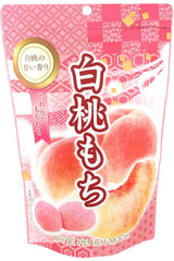 Estala Mochi White Peach packshot highlights premium wagashi for a quick, delightful treat.