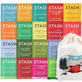 Eva's Gift Universe stash tea sampler: 40 bags in cotton pouch for organized tastings
