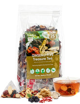 EverEra Ginseng Five Treasures tea bags pack ready for daily detox.