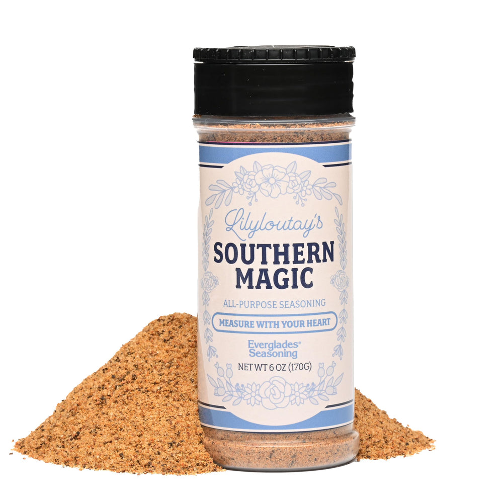 Everglades Lily Lou Tay's Southern Magic bottle front view boosts everyday flavor.