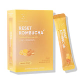 Everydaze Reset bottle pour shows quick, convenient kombucha mix for on-the-go hydration