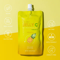 EVERYDAZE Sweet Jelly C pineapple serving in a ready-to-eat cup