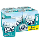 Extra Gum Refreshers Polar Ice with crystal coating delivers a refreshing breath boost on the go.