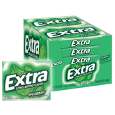 Extra spearmint bulk box with ten 15-piece packs for on-the-go freshness.