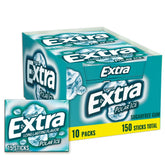 Extra Polar Ice gum pack 10 sticks for on-the-go freshness.