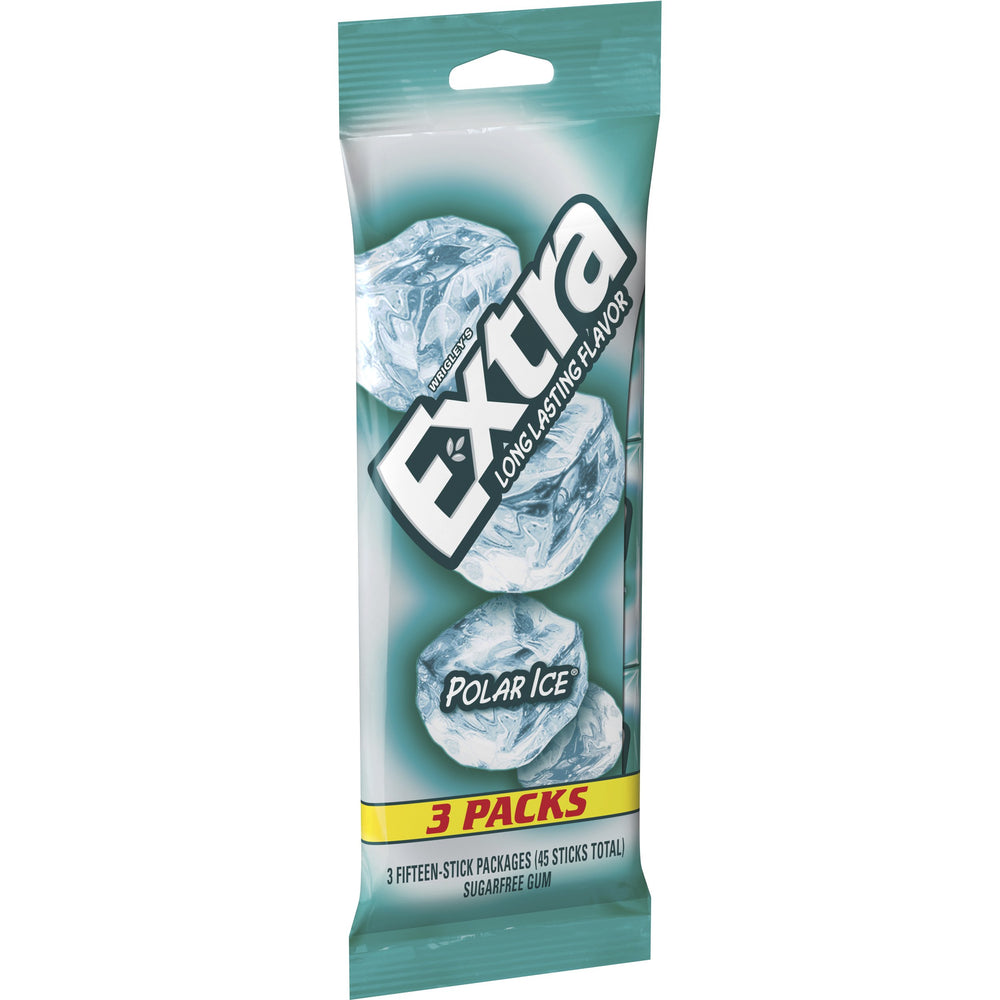 EXTRA Polar Ice gum pack for quick breath refresh after meals.