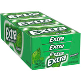 Extra Spearmint gum pack front for on-the-go breath refreshment.