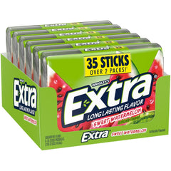EXTRA Sweet Watermelon gum mega pack front view for bulk convenience