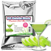 EZ-SQUEEZE Green Apple Appletini gelatin mix bottle front for quick party prep.