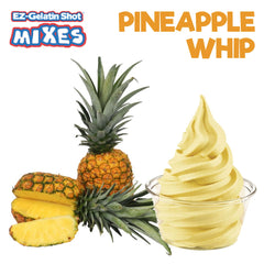 EZ-SQUEEZE Pineapple Whip Jello Shot Mix packaging highlights gluten-free, convenient entertaining option.