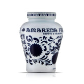 Fabbri Amarena wild cherries in syrup jar on shelf for versatile dessert topping.