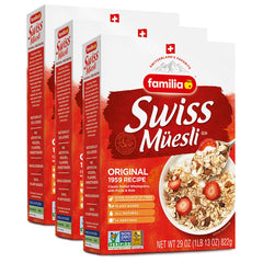 Familia Swiss Muesli in a bowl for a wholesome breakfast.