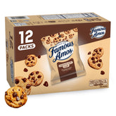 Famous Amos bite-size cookies deliver a crunchy chocolate chip bite for on-the-go snacking.