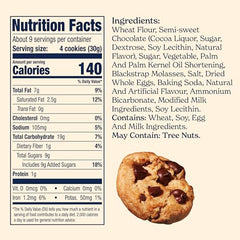 Famous Amos bite-size cookies showcase crunchy texture for quick treats.