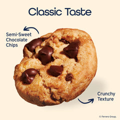 Famous Amos resealable bag keeps cookies fresh for later enjoyment.