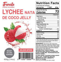 Fanale Coconut Jelly Topping bear shape brings playful texture to beverages.