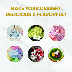 Fanale Mini Mochi Original White served on ice cream as a versatile topping