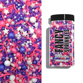 Fancy Sprinkles Call Me Maybe sprinkles decorate cookies with vibrant color for festive treats.