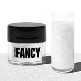 Fancy Sprinkles Easter Diamond White glitter jar adds shimmering, tasteless sparkle to foods and drinks.