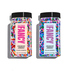 Fancy Sprinkles Sundae Best Classic Rainbow Jimmies decorate ice cream with vibrant color and crunch.