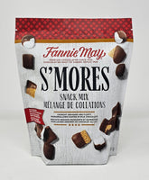 Fannie May S'mores Snack Mix bag front view, ideal for on-the-go indulgence
