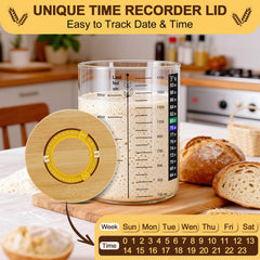 FANS-ONE 50 oz capacity jar ready for multiple loaves