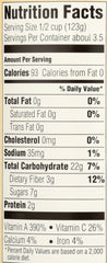 FARMER'S MARKET Organic Potato Sweet Puree ingredient panel with USA-grown potatoes