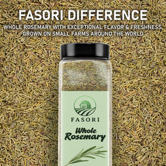 Fasori rosemary aroma rising steam indicating fresh piney scent for cooking.