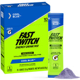 Fast Twitch Glacier Freeze box showing a 10-pack for quick hydration and energy.